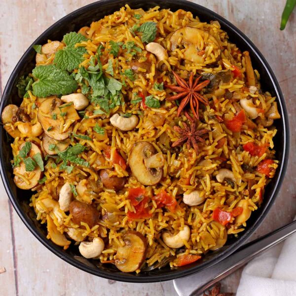 Special Mushroom Biryani